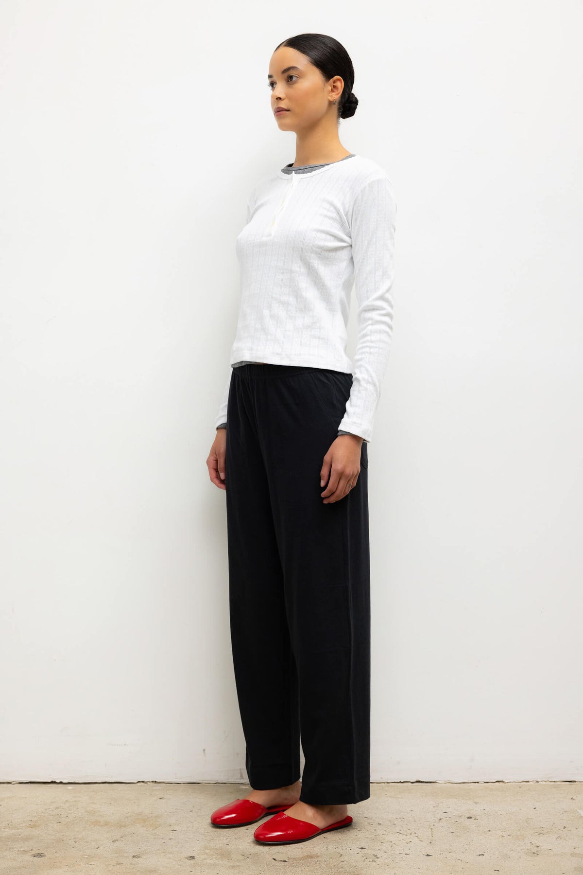 Margo Tapered Pocket Pant - Black - Image 5