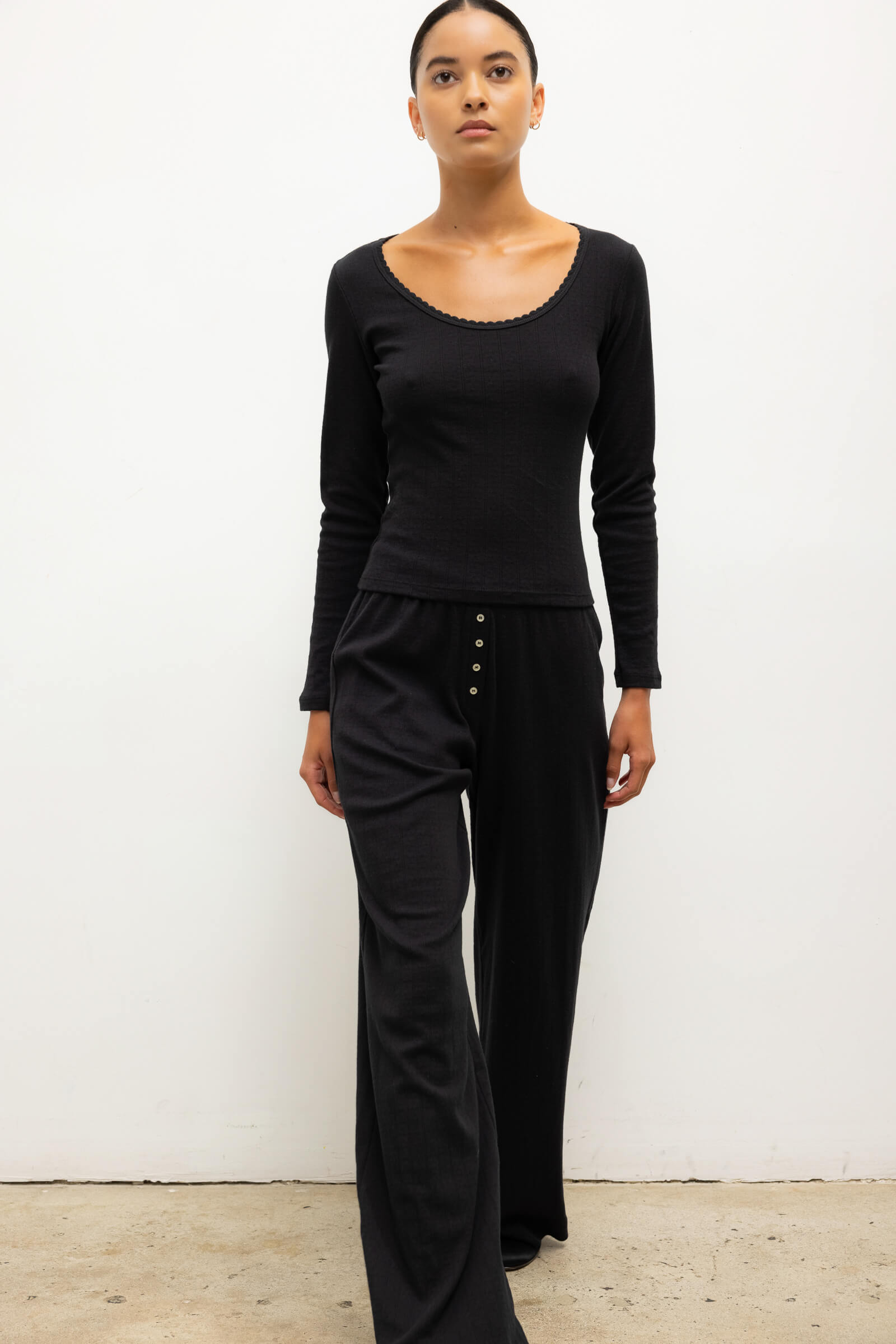 Pointelle Boxer Pant