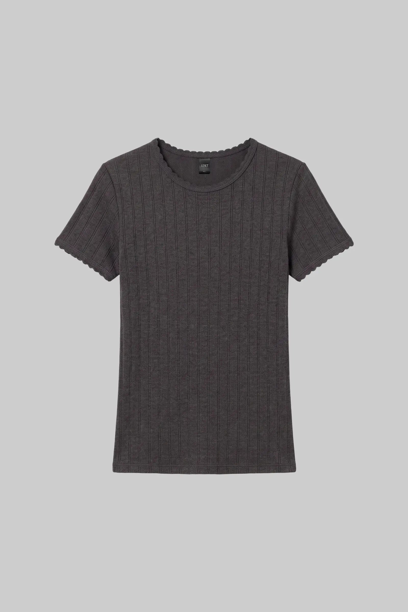 Pointelle Slim Fit Tee