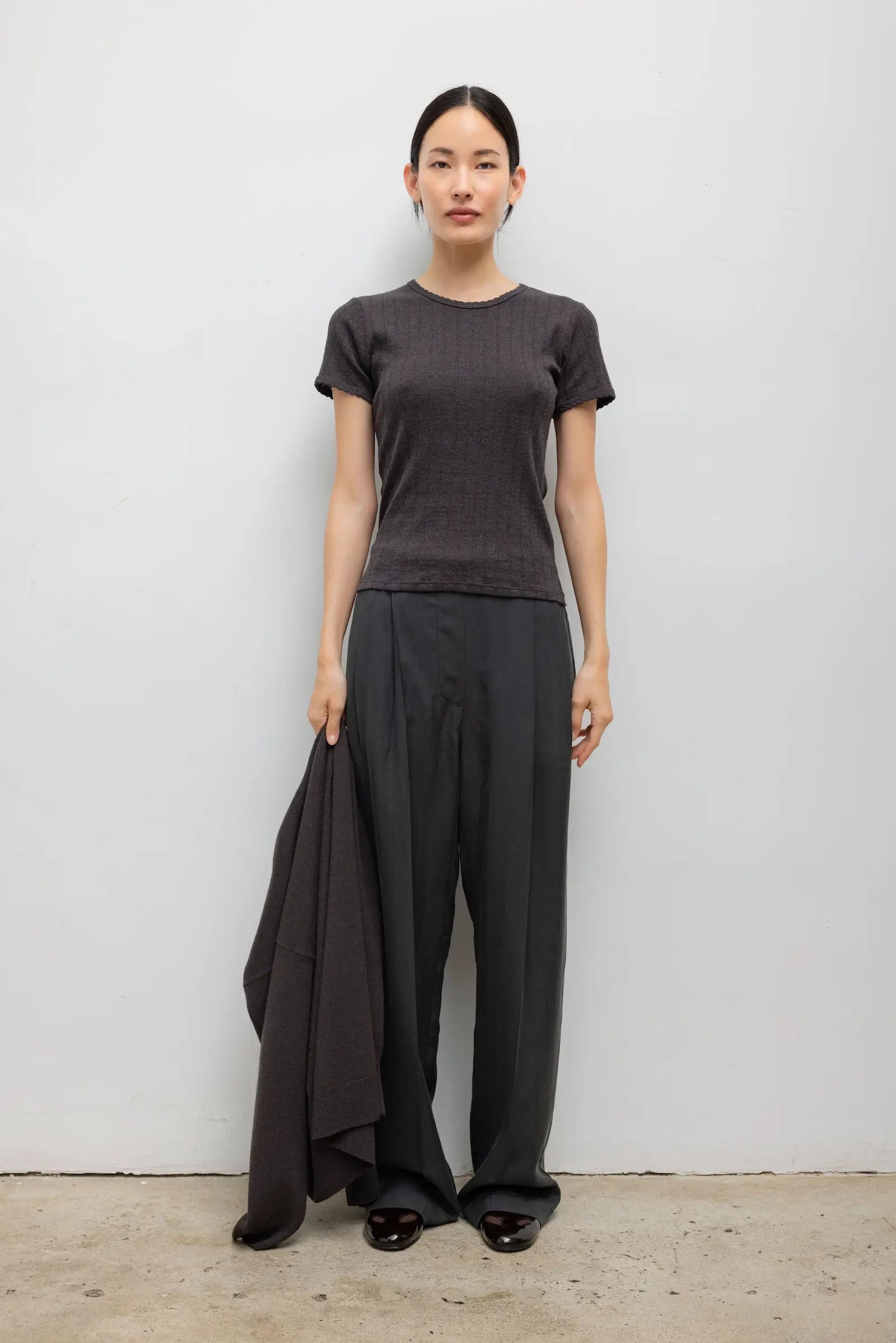 Pointelle Slim Fit Tee
