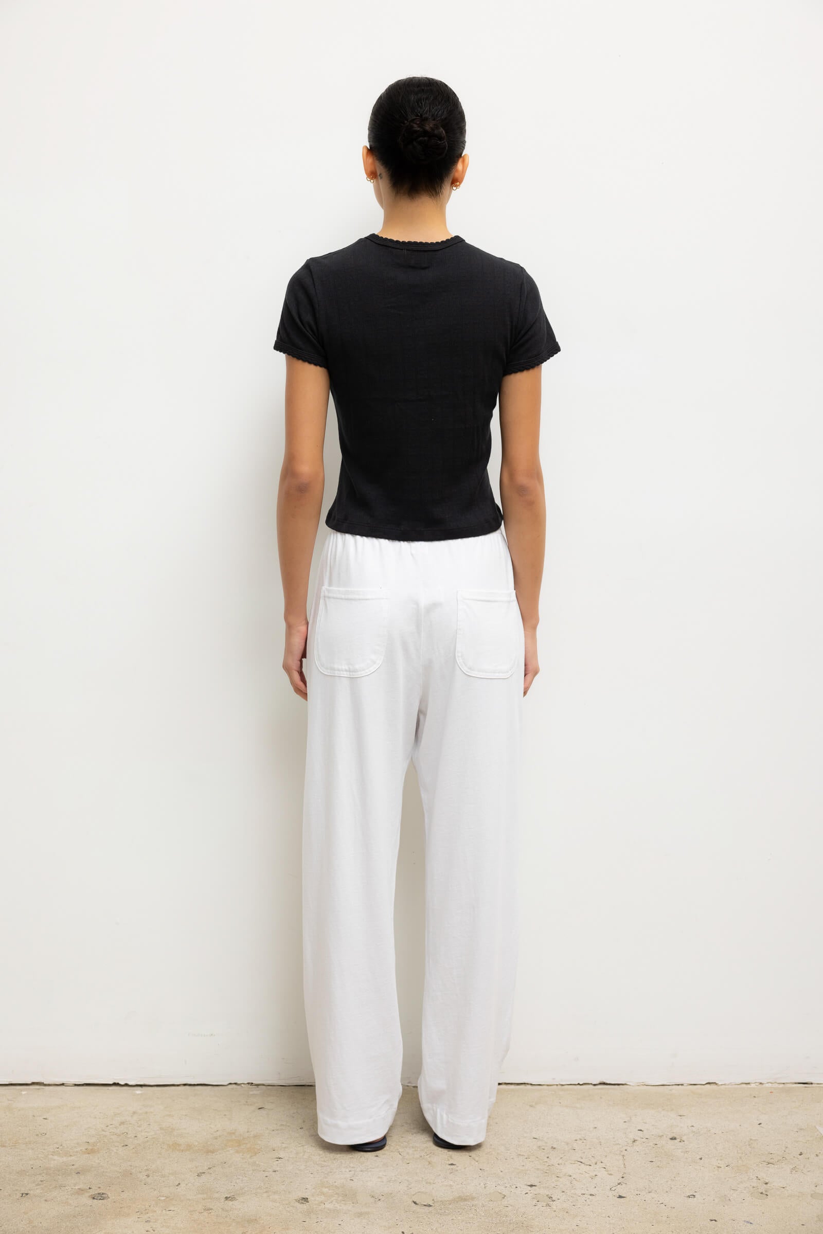 Pointelle Short Sleeve Cardigan