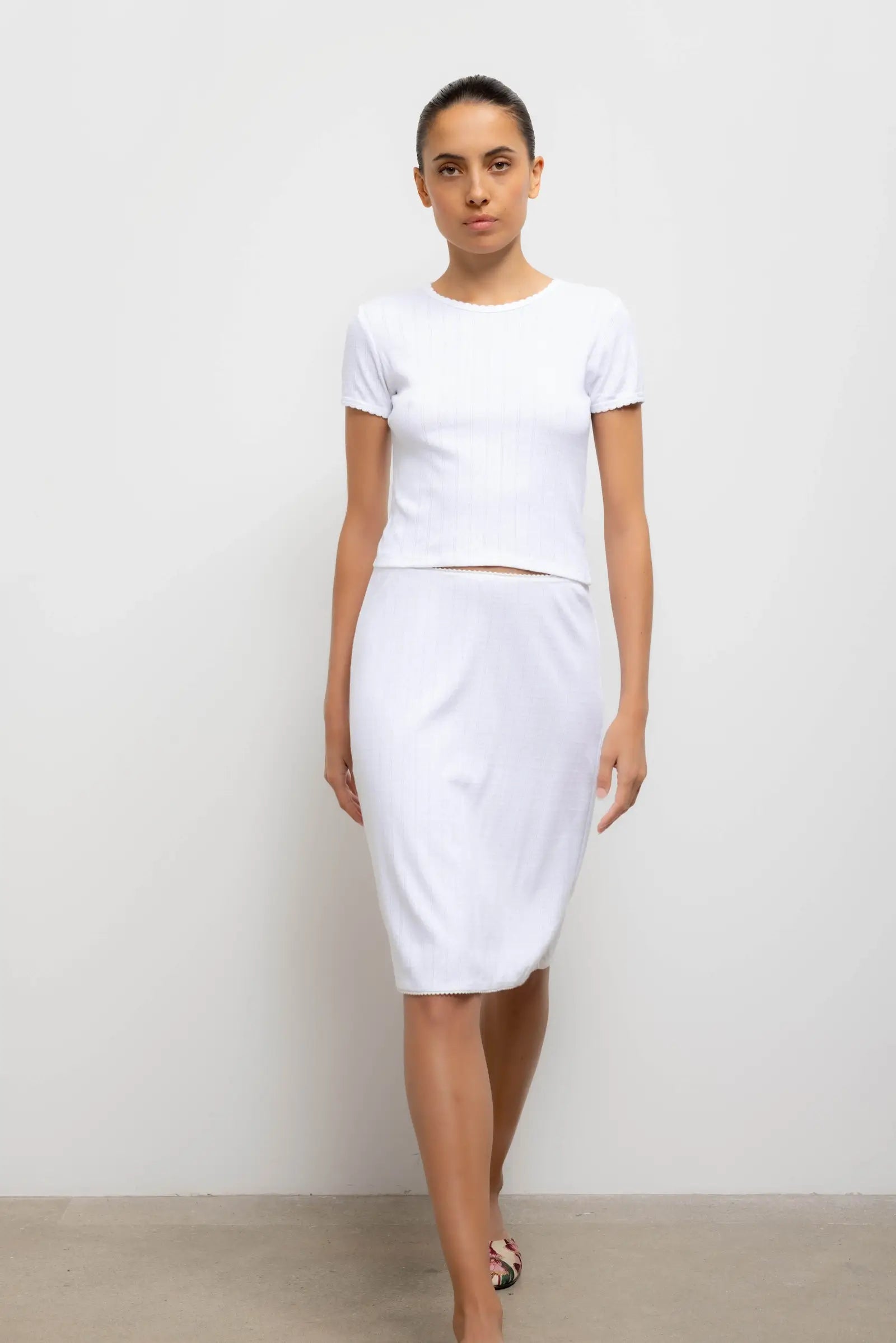 Pointelle Skirt