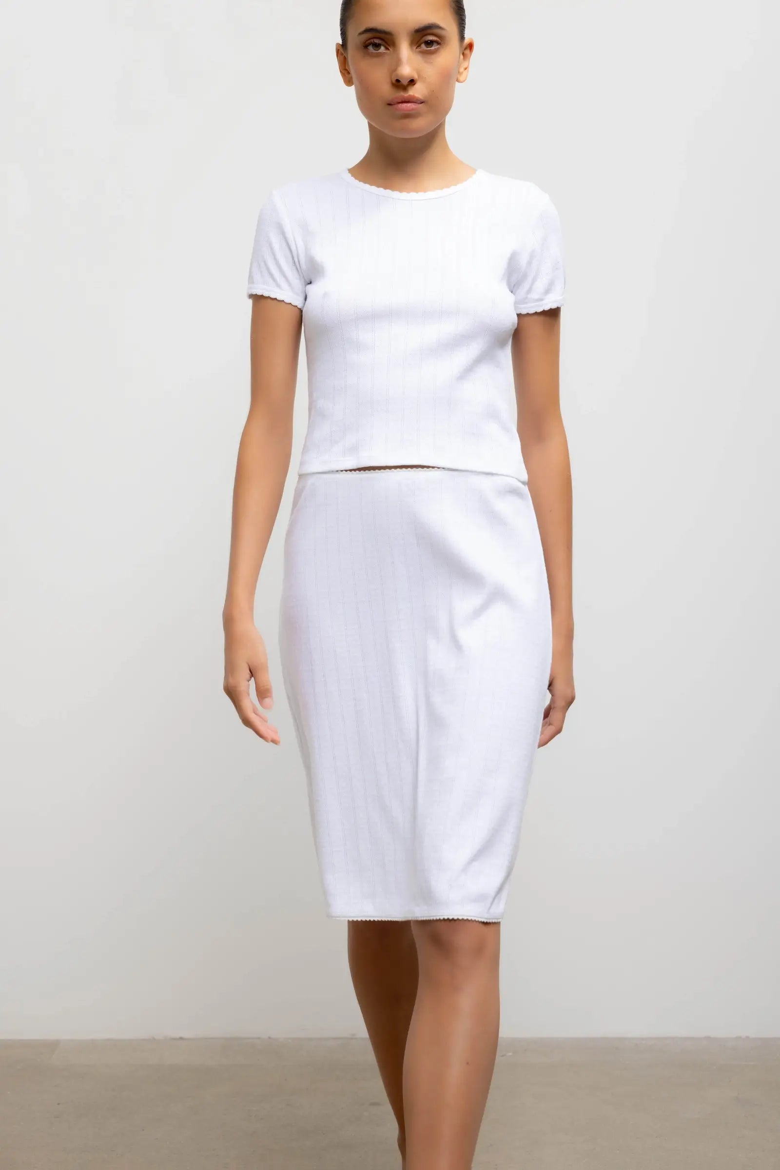 Pointelle Skirt