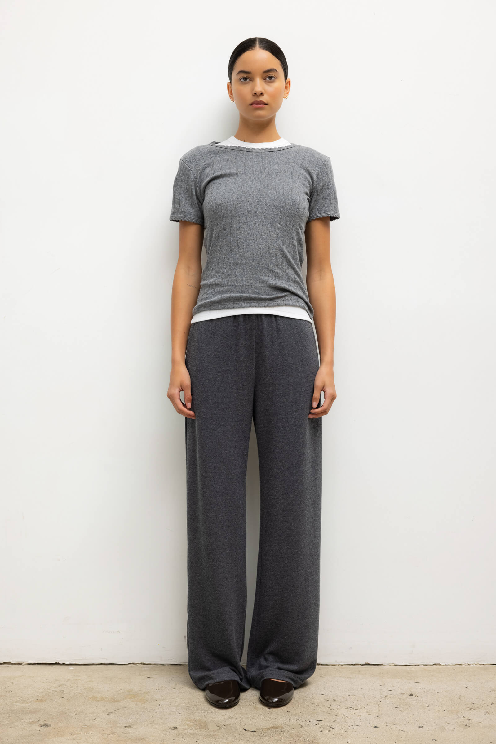 Pointelle Slim Fit Tee