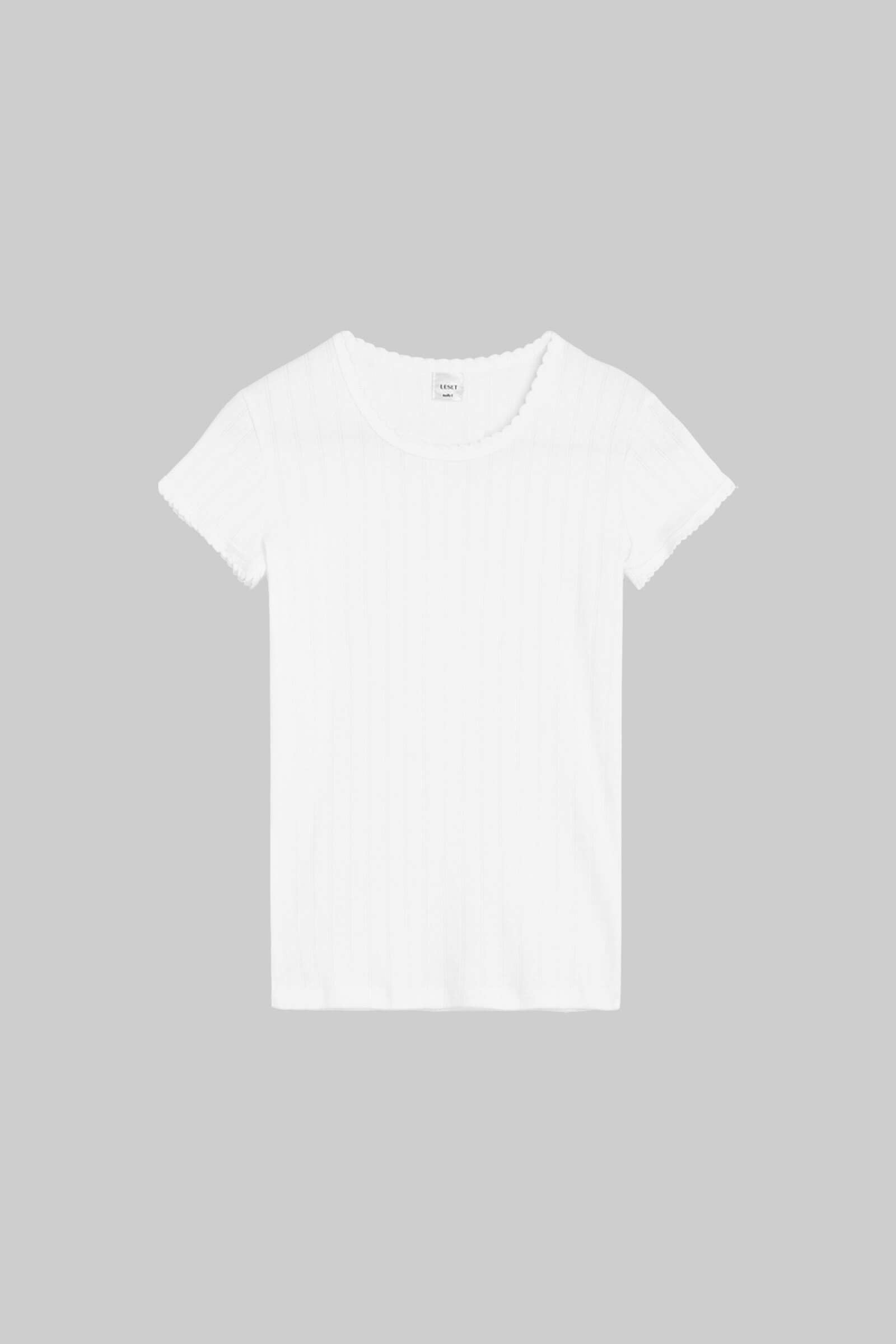 Pointelle Slim Fit Tee