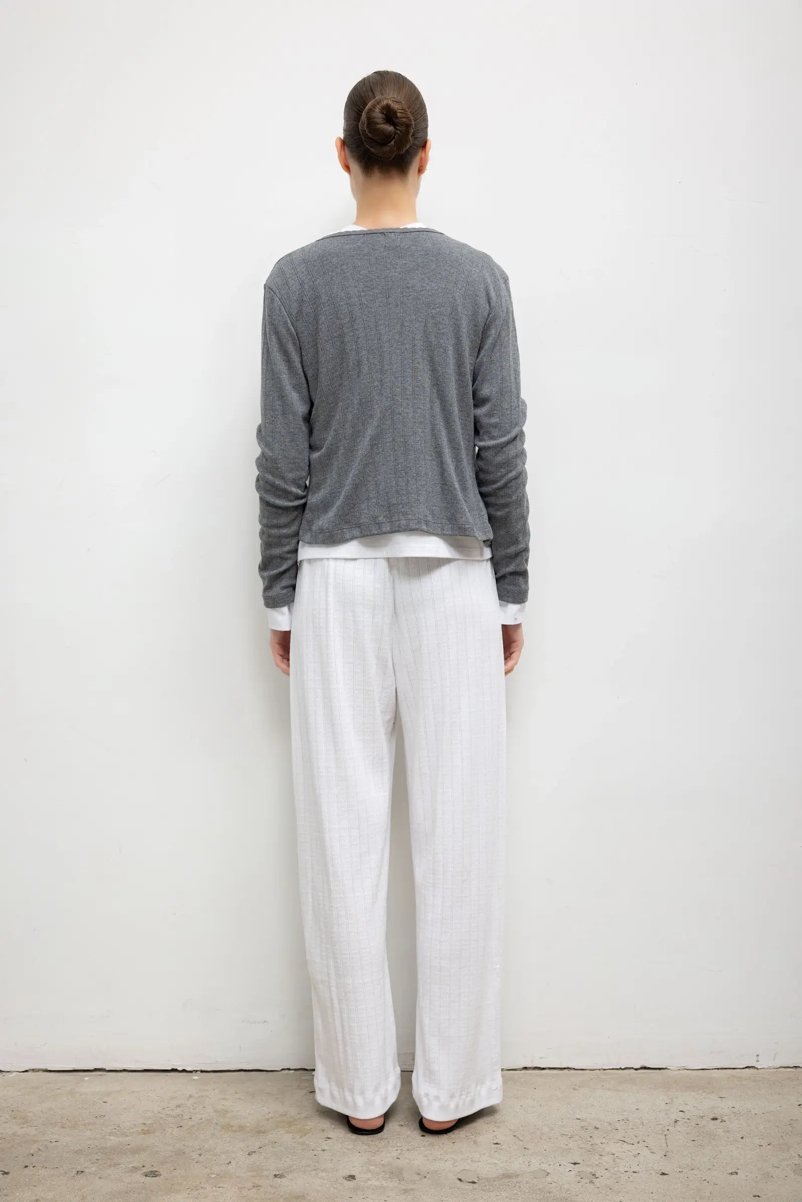 Pre-Order: Pointelle Wide Leg Pant