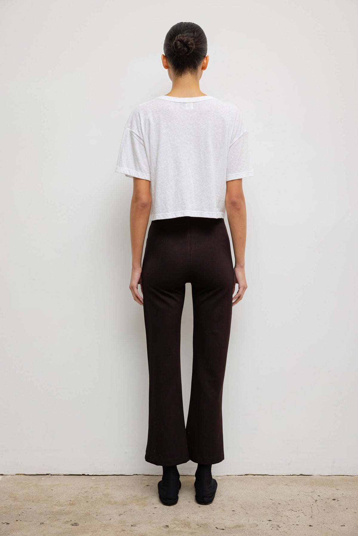 Rio High Waist Flare Pant - Chocolate - Image 5