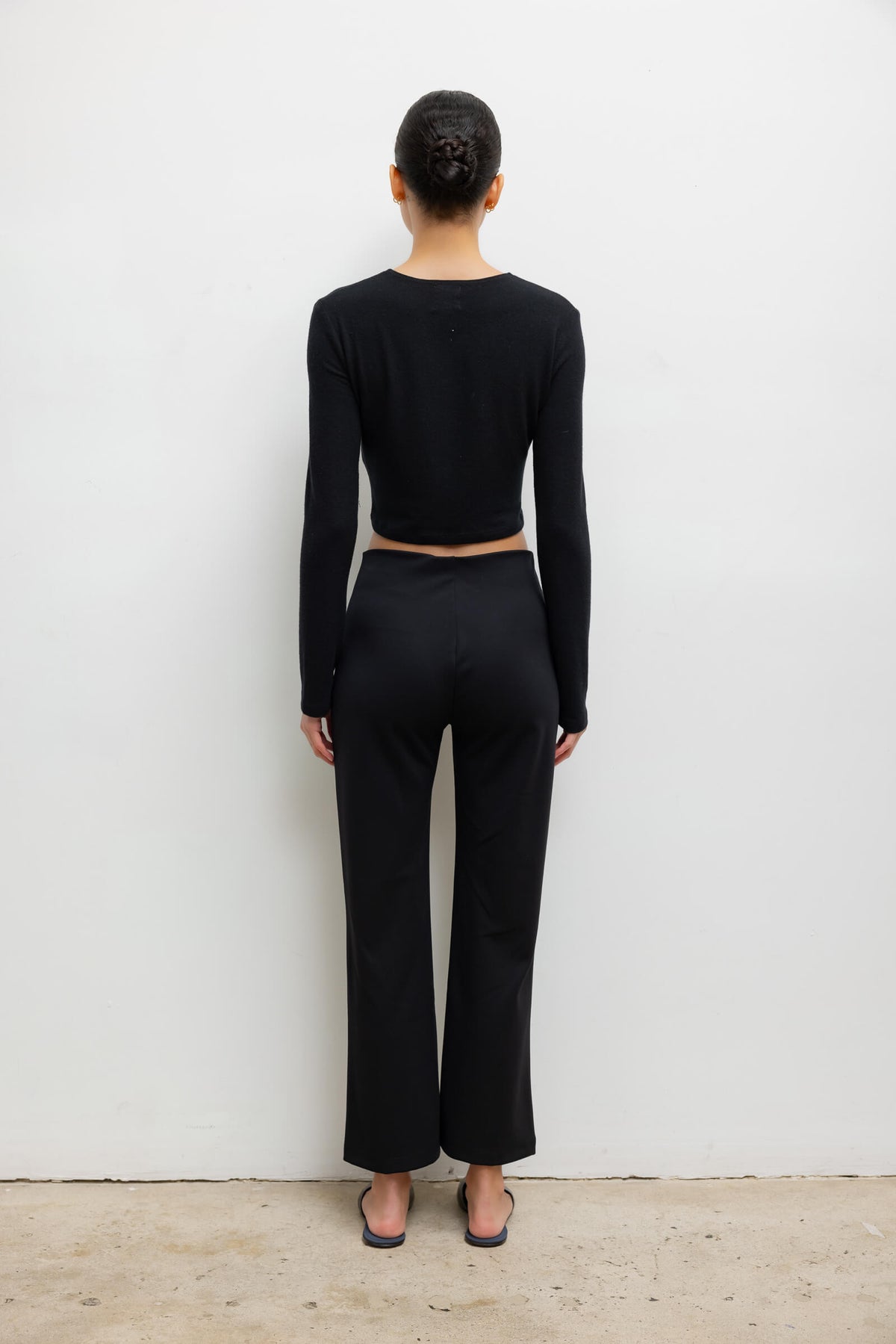Lauren Crop Cardigan - Black - Image 7