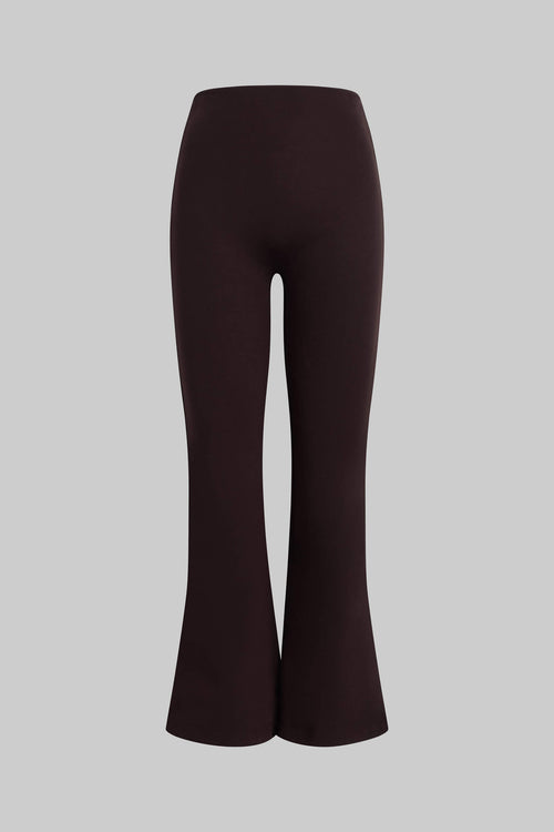 Rio High Waist Flare Pant - Chocolate - Image 2