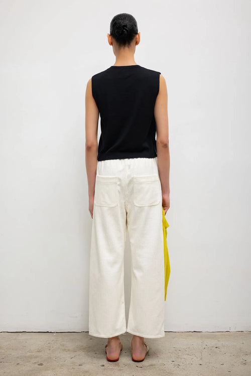 Sammi Ankle Pant - Parchment - Image 6