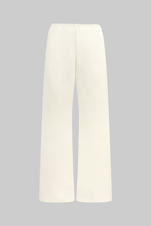Barb Wide Leg Pant - Creme - Image 2