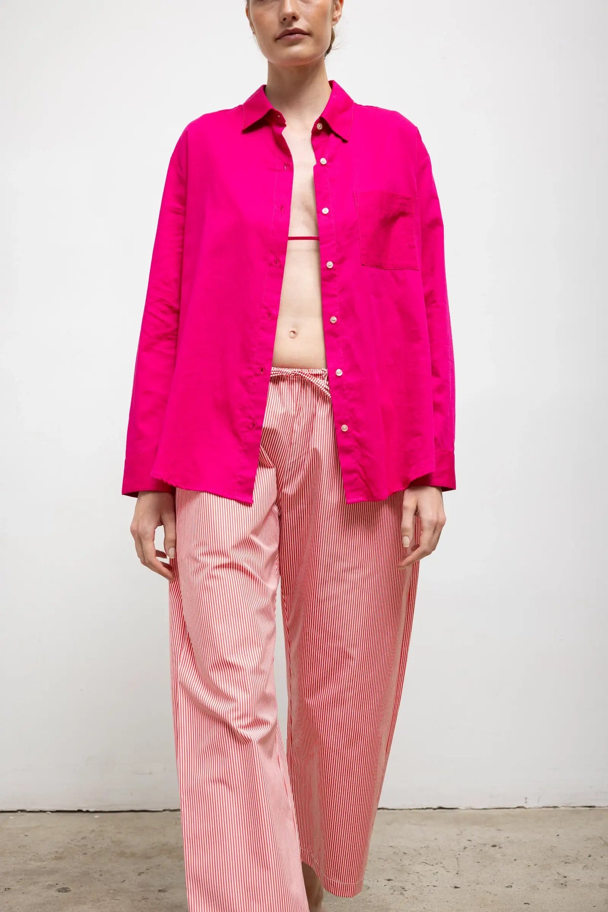 Yoko Classic Button Down - Amaranth - Image 5