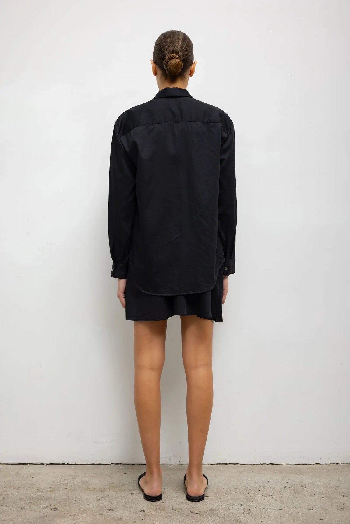 Yoko Classic Button Down - Black - Image 7