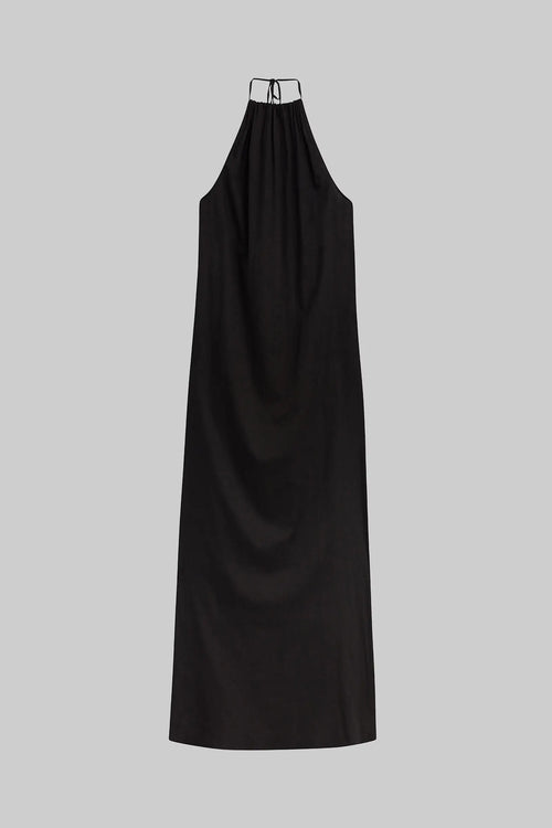 Yoko Halter Maxi Dress - Black - Image 2