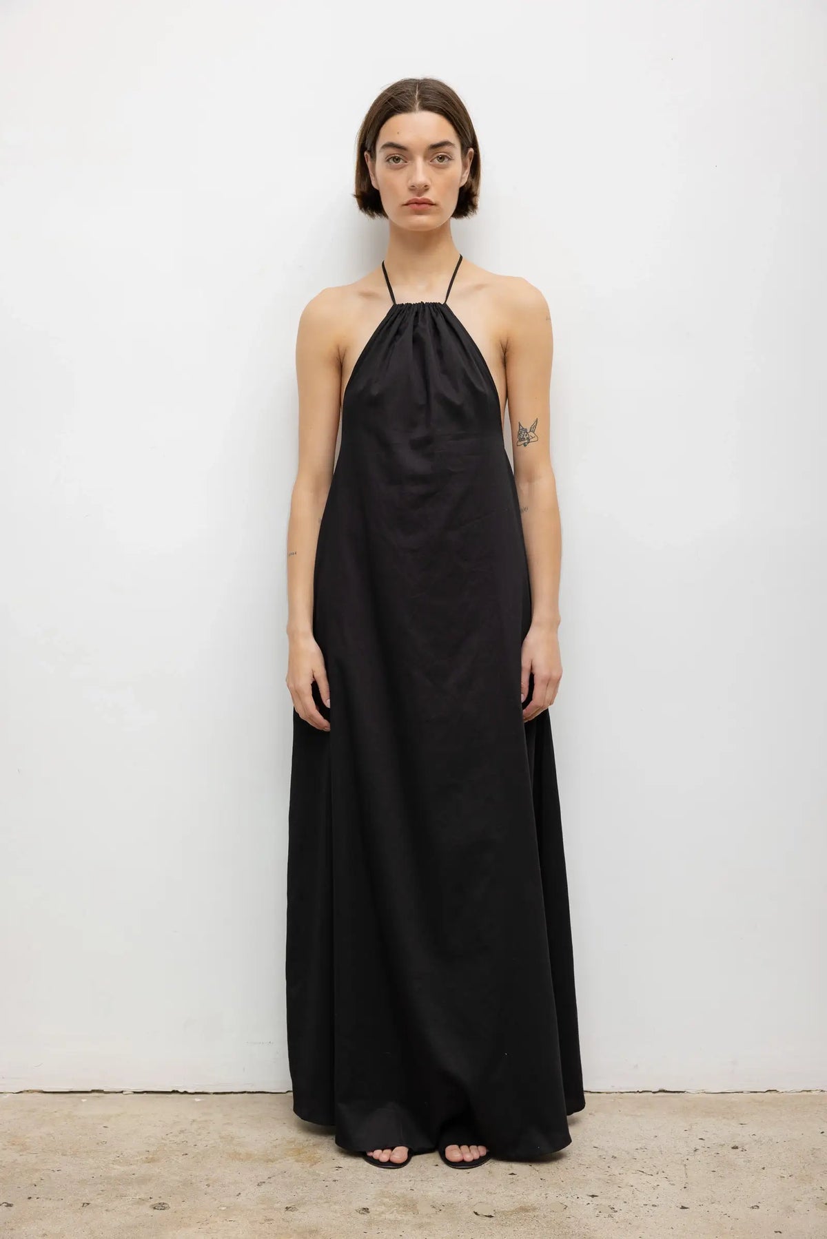 Yoko Halter Maxi Dress - Black - Image 1