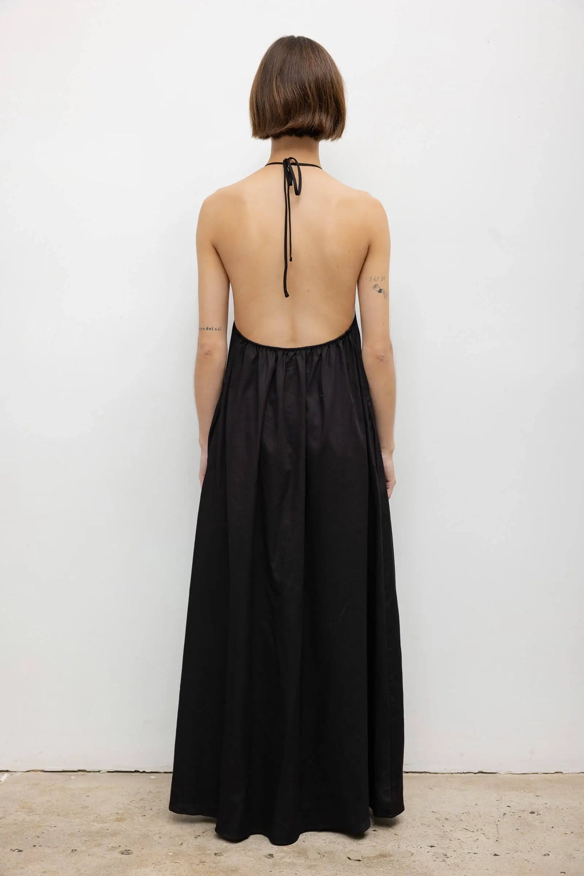 Yoko Halter Maxi Dress - Black - Image 5