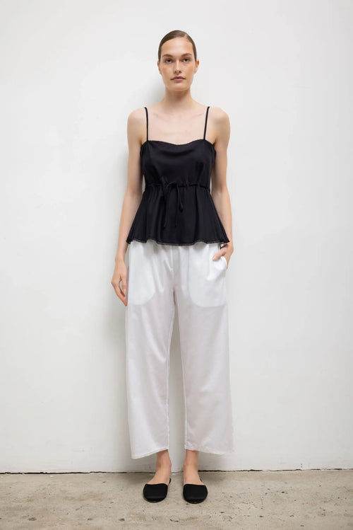 Yoko Lace Tank Top - Black - Image 3