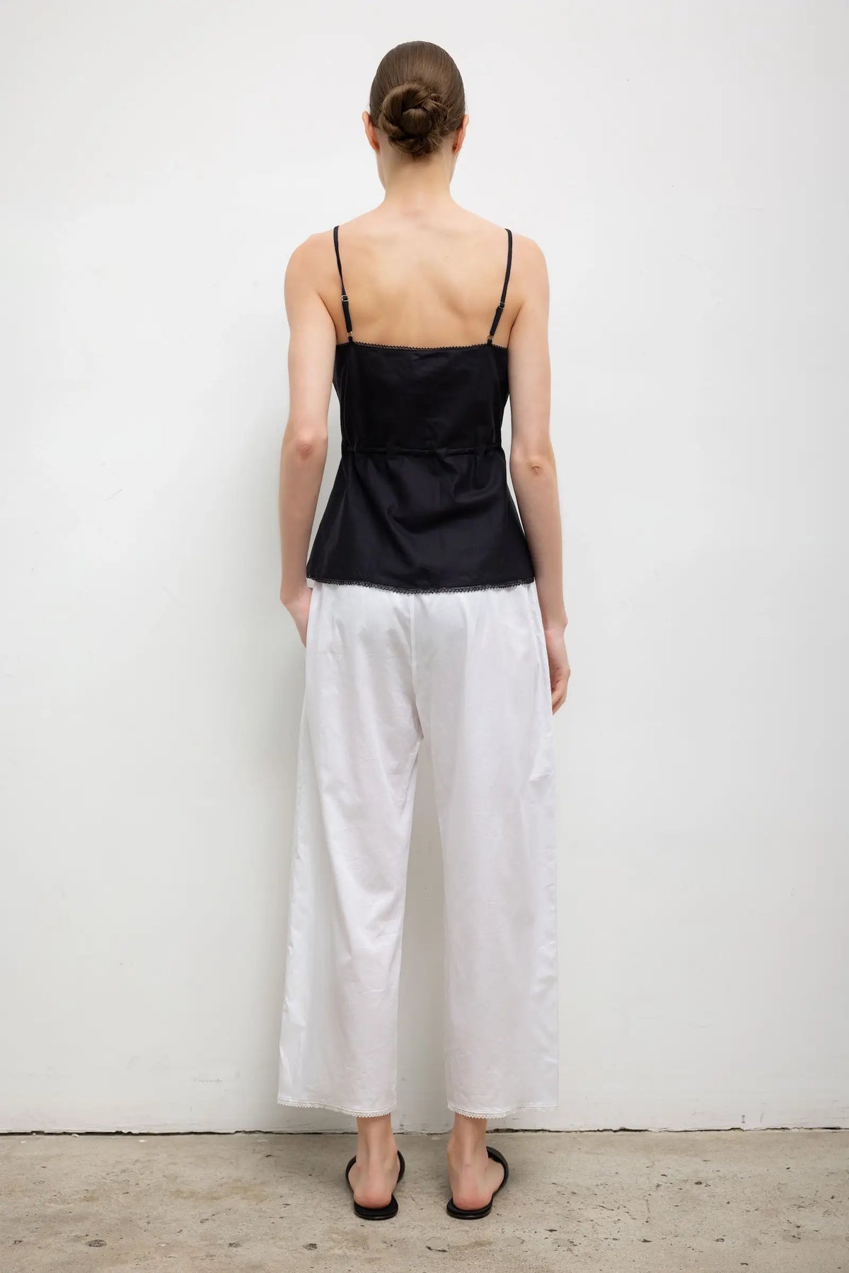Yoko Lace Tank Top - Black - Image 7