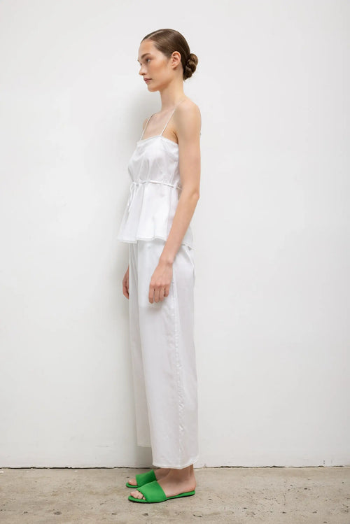 Yoko Lace Tank Top - White - Image 6