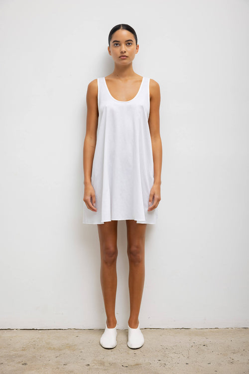 Yoko Mini Tank Dress - White - Image 1