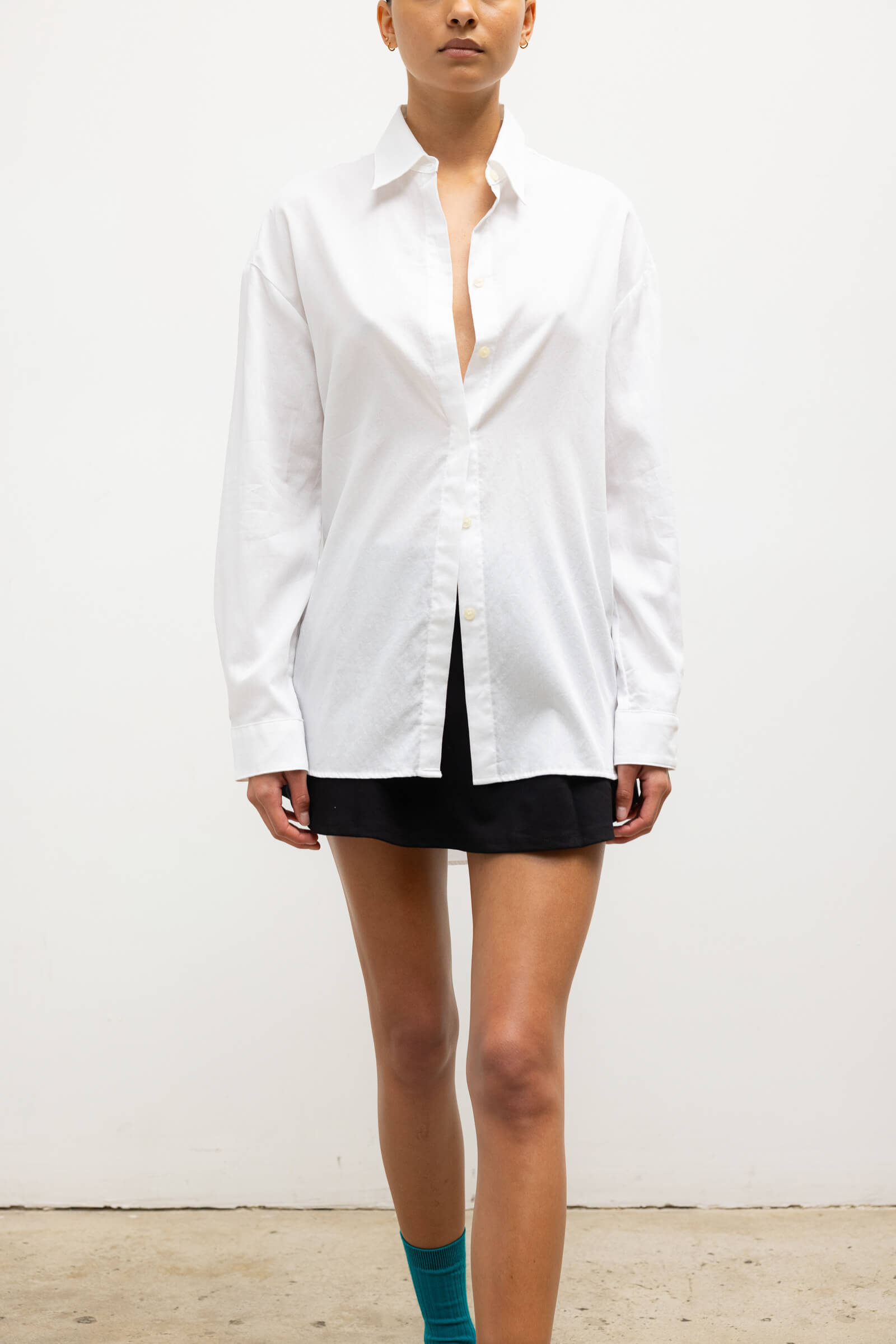 Yoko Oversized Button Down - White - Image 5