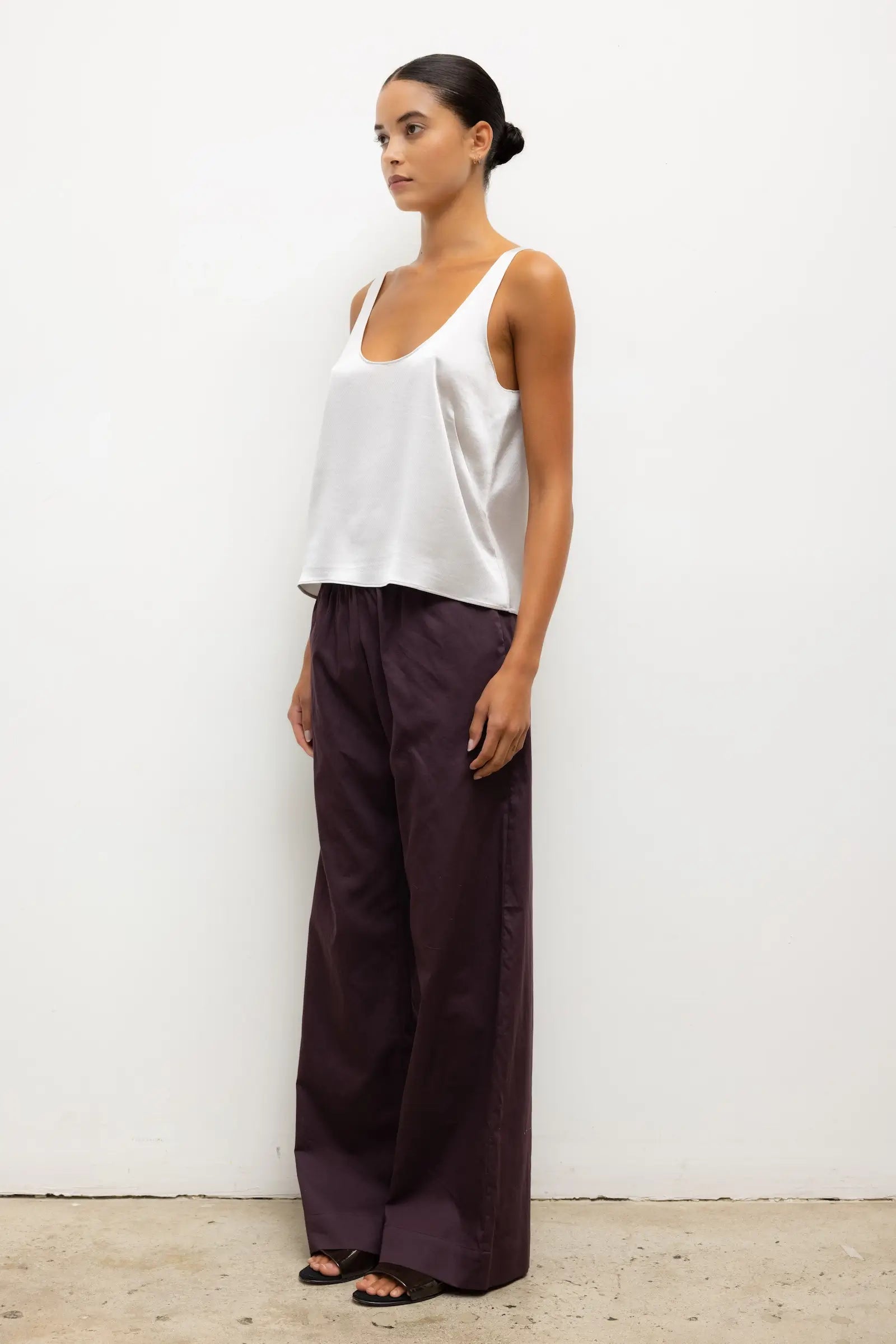 Yoko Pocket Pant - Malbec - Image 3
