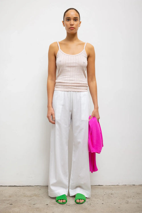Yoko Pocket Pant - White - Image 1