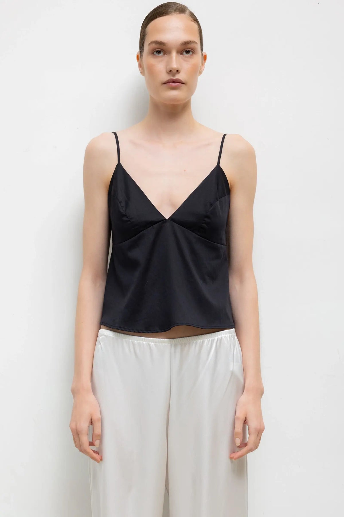 Yoko Triangle Tank - Black - Image 1