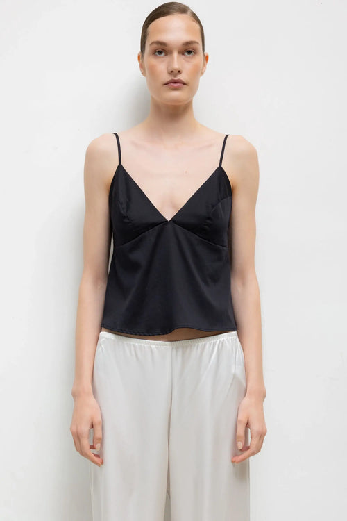 Yoko Triangle Tank - Black - Image 1