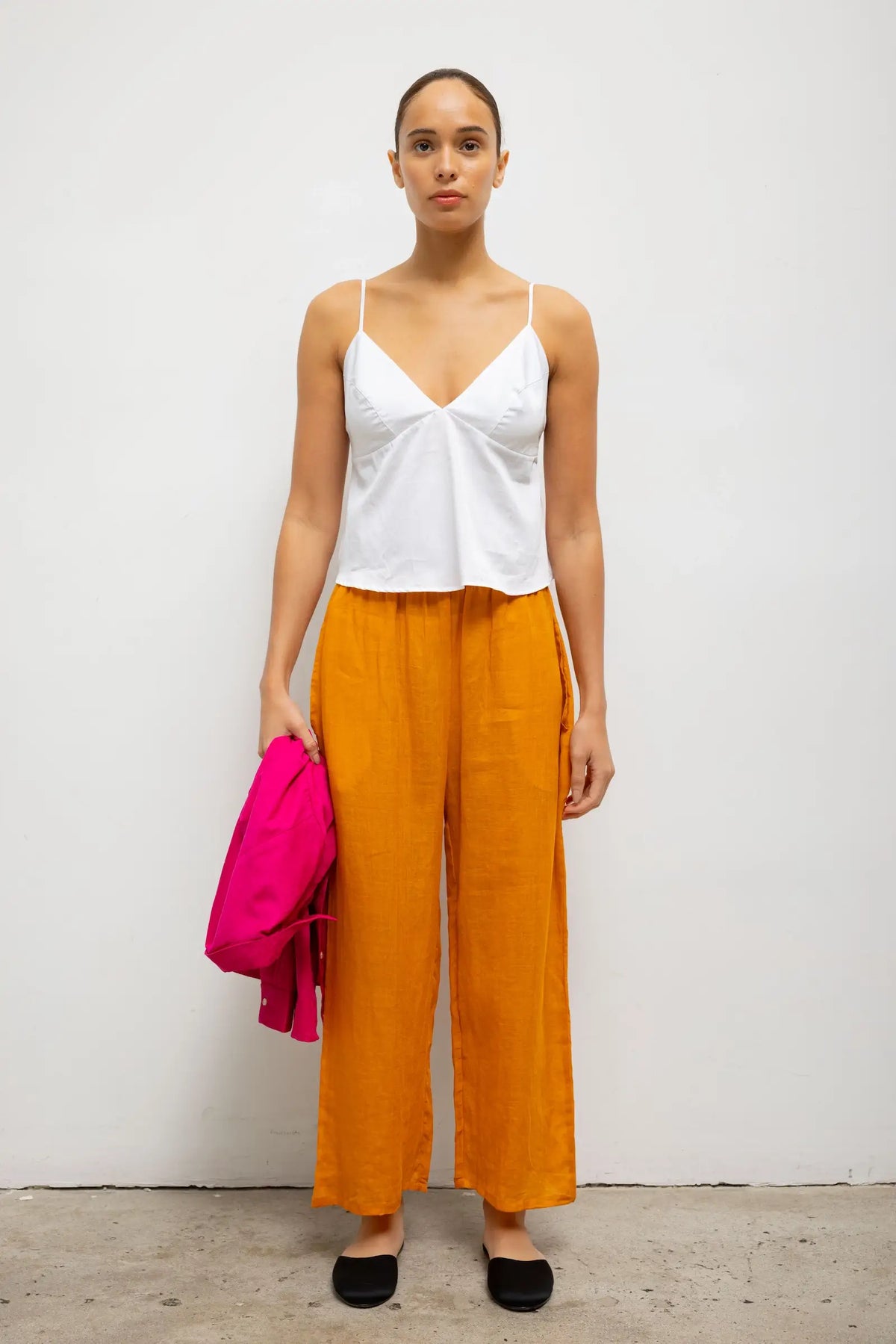 Yoko Triangle Tank - White - Image 3
