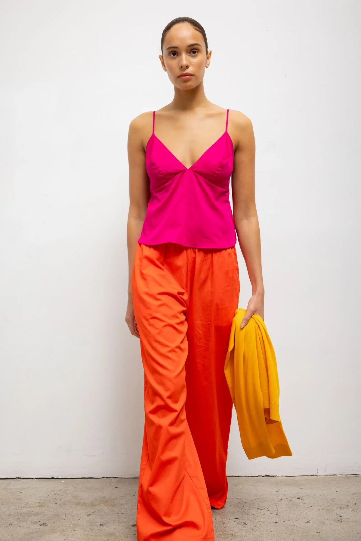 Yoko Triangle Tank - Amaranth - Image 4