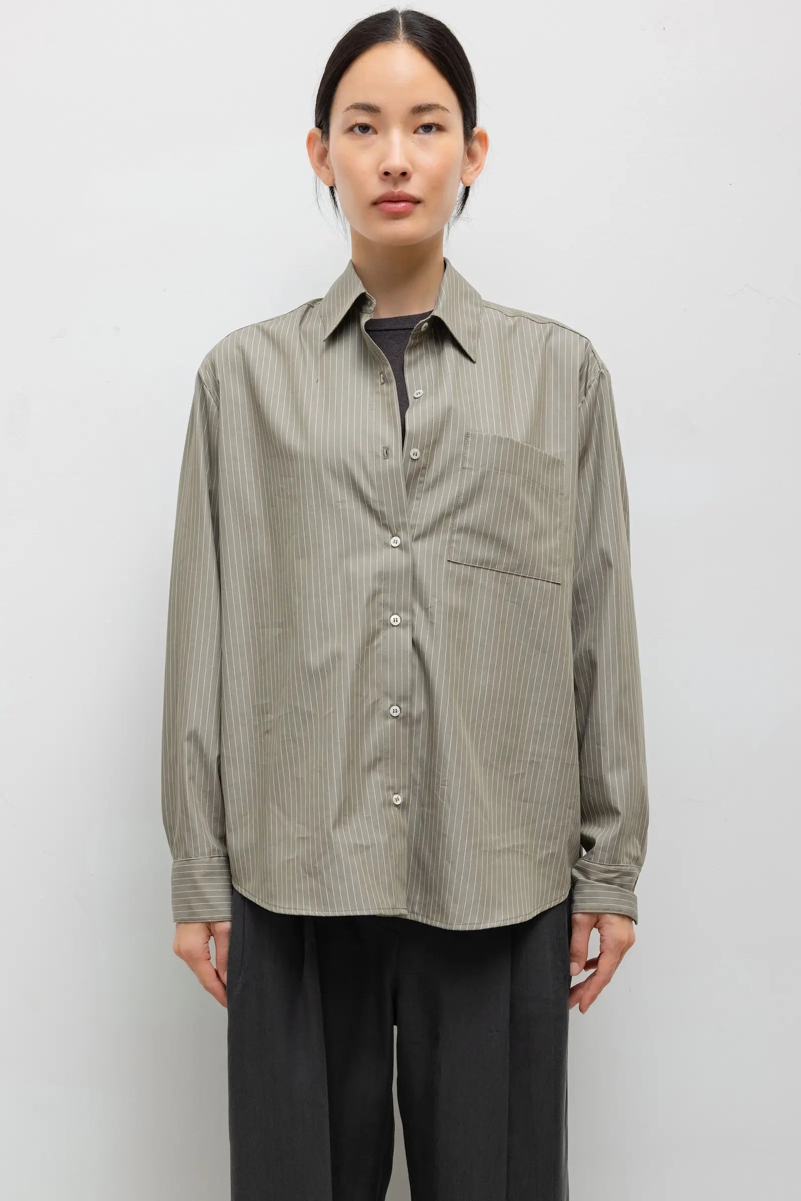 Yoshi Stripe Classic Button Down