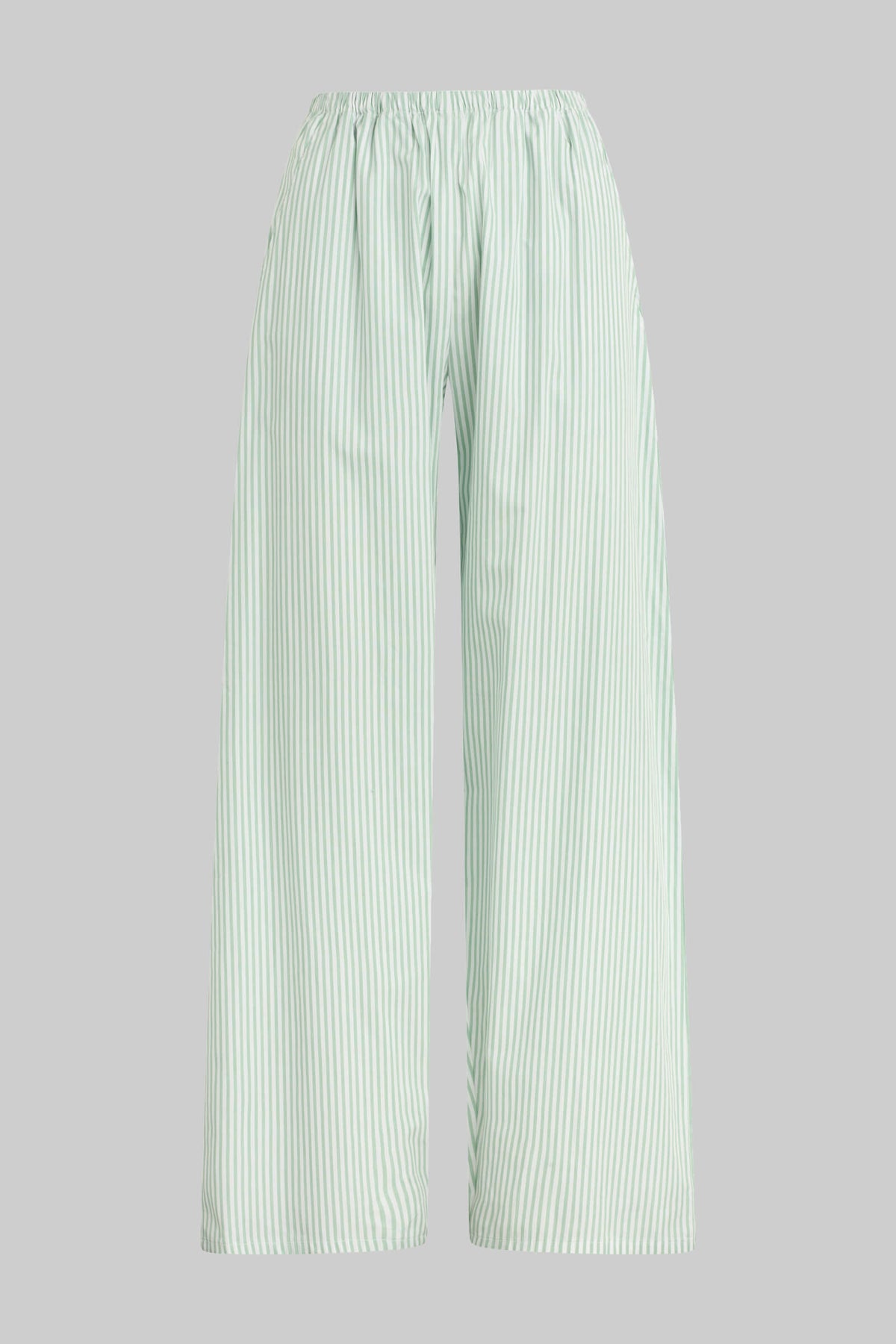 Yoshi Stripe Wide Leg Pant - Vert Stripe - Image 2