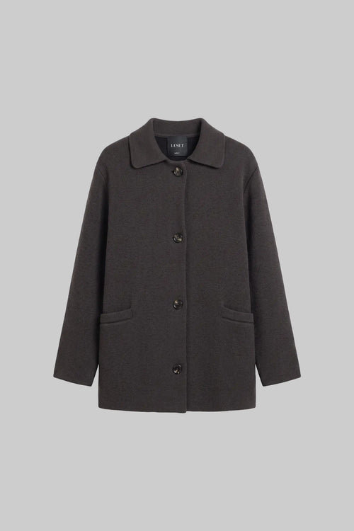 Zoe Oversized Jacket - Coal - Image 2