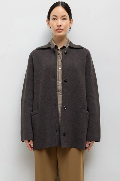 Zoe Oversized Jacket - Coal - Image 1