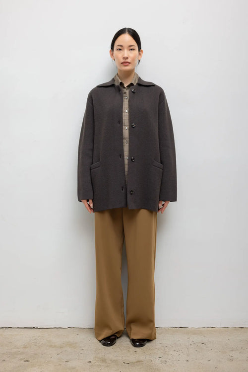 Zoe Oversized Jacket - Coal - Image 3
