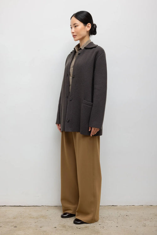 Zoe Oversized Jacket - Coal - Image 6