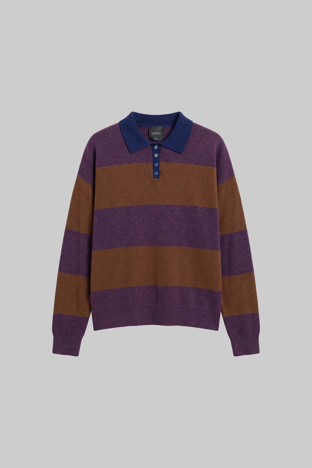 Zoe Rugby Polo - Raisin Bark Indigo - Image 2
