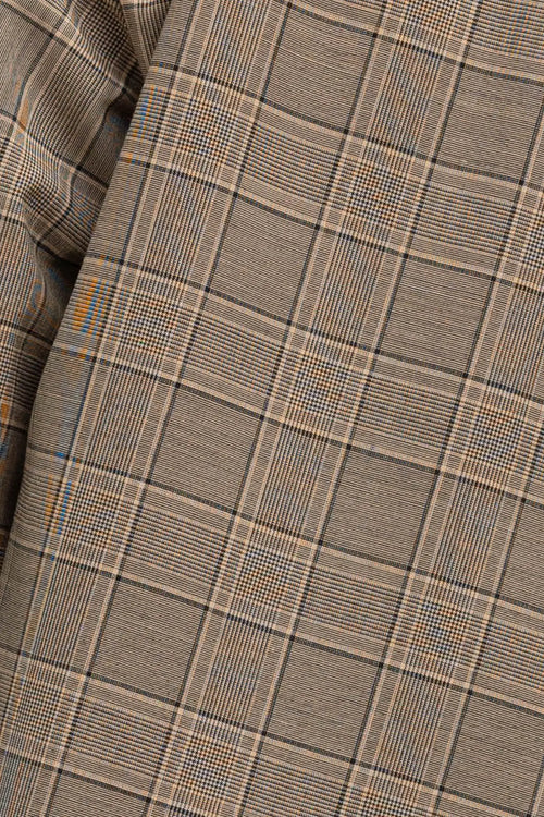 Mia Pocket Pant - Camel Plaid - Image 7