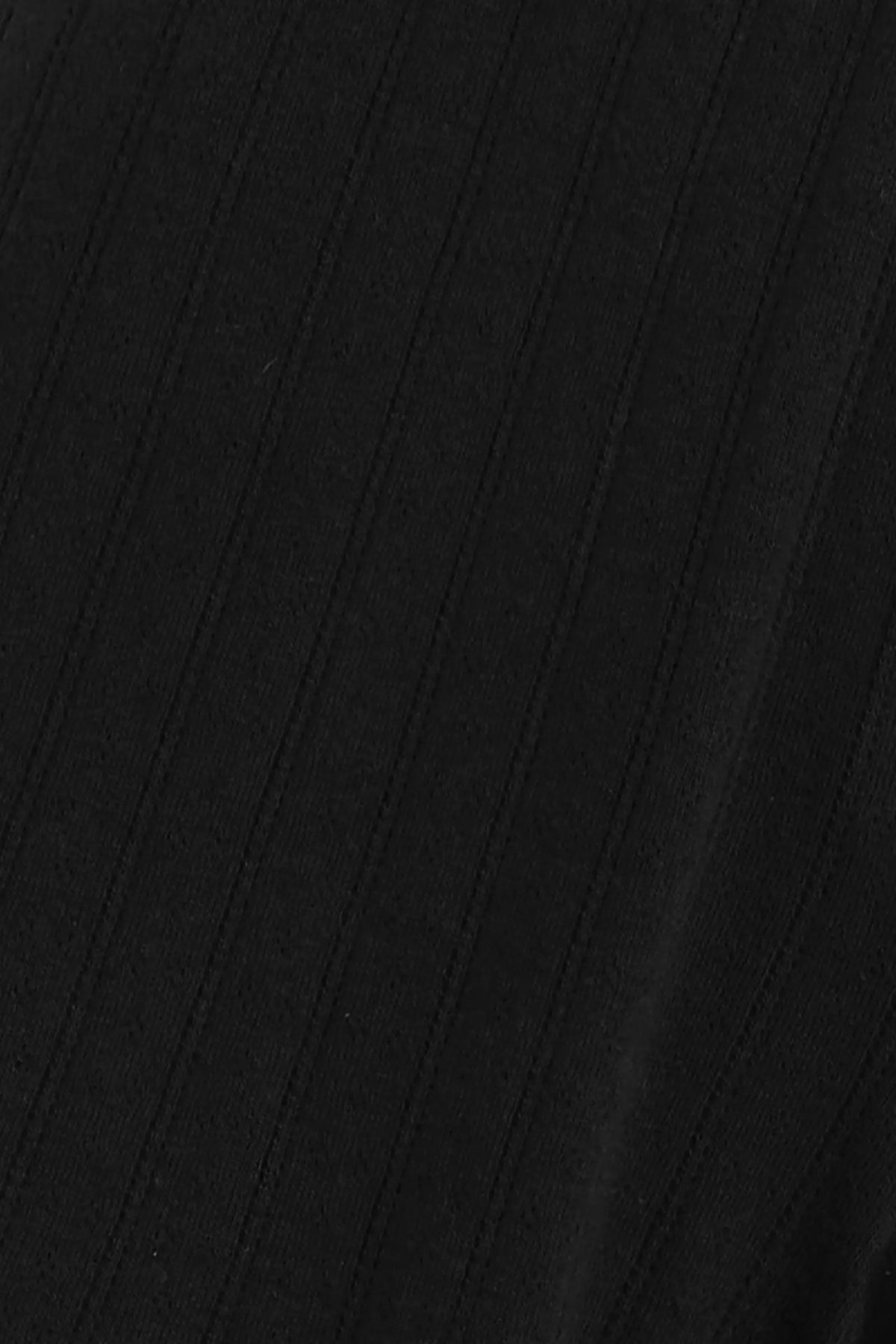 Pointelle Mini Short - Black - Image 7