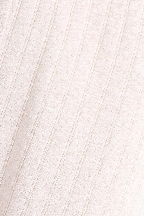 Pointelle Bebe Cardigan - Petal Melange - Image 3