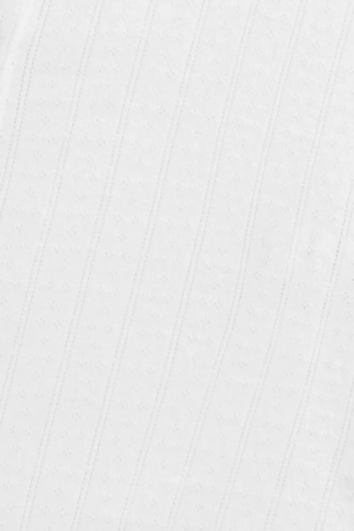 Pointelle Mini Short - White - Image 6