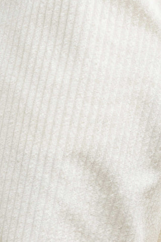 Fabric close up of sammi in corduroy creme color.