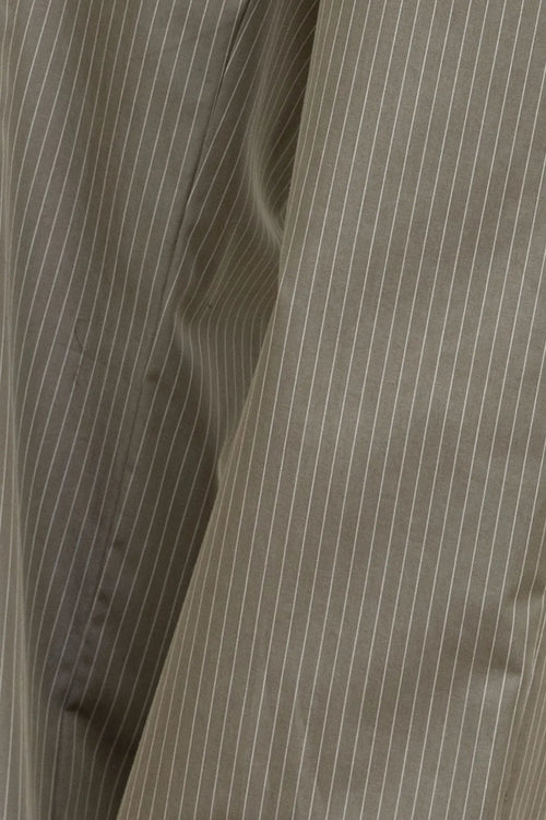 Yoshi Stripe Painter Pant - Olive Stripe - Image 7