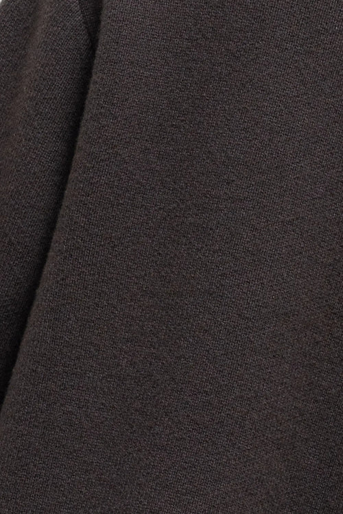 Zoe Oversized Jacket - Coal - Image 8
