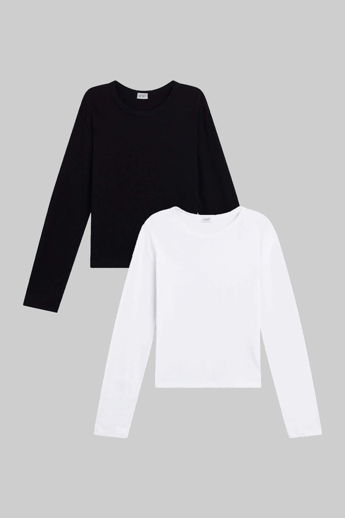 The Margo Long Sleeve 2 Pack - White/Black - Whiteblack - Image 1
