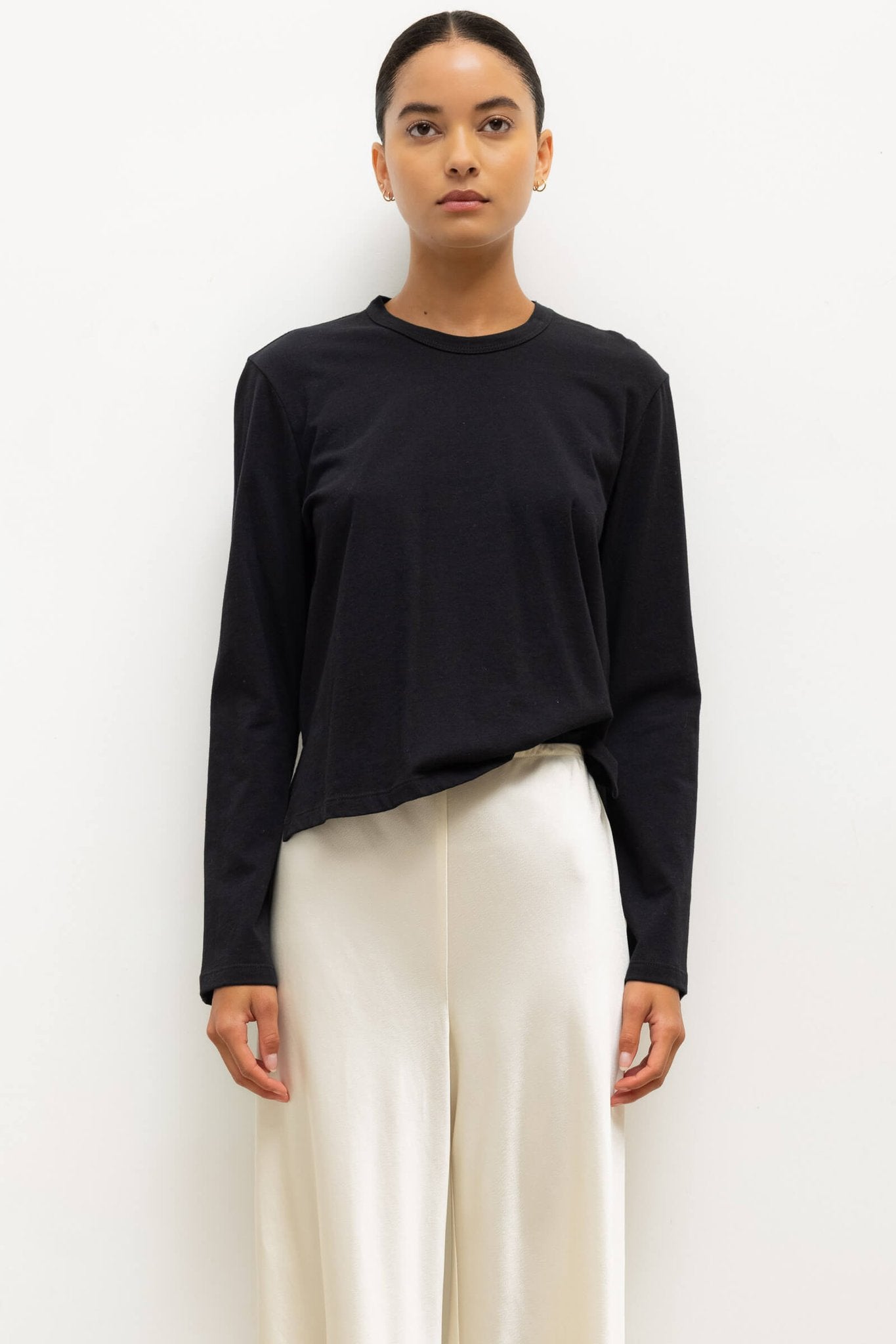 The Margo Long Sleeve 2 Pack - White/Black